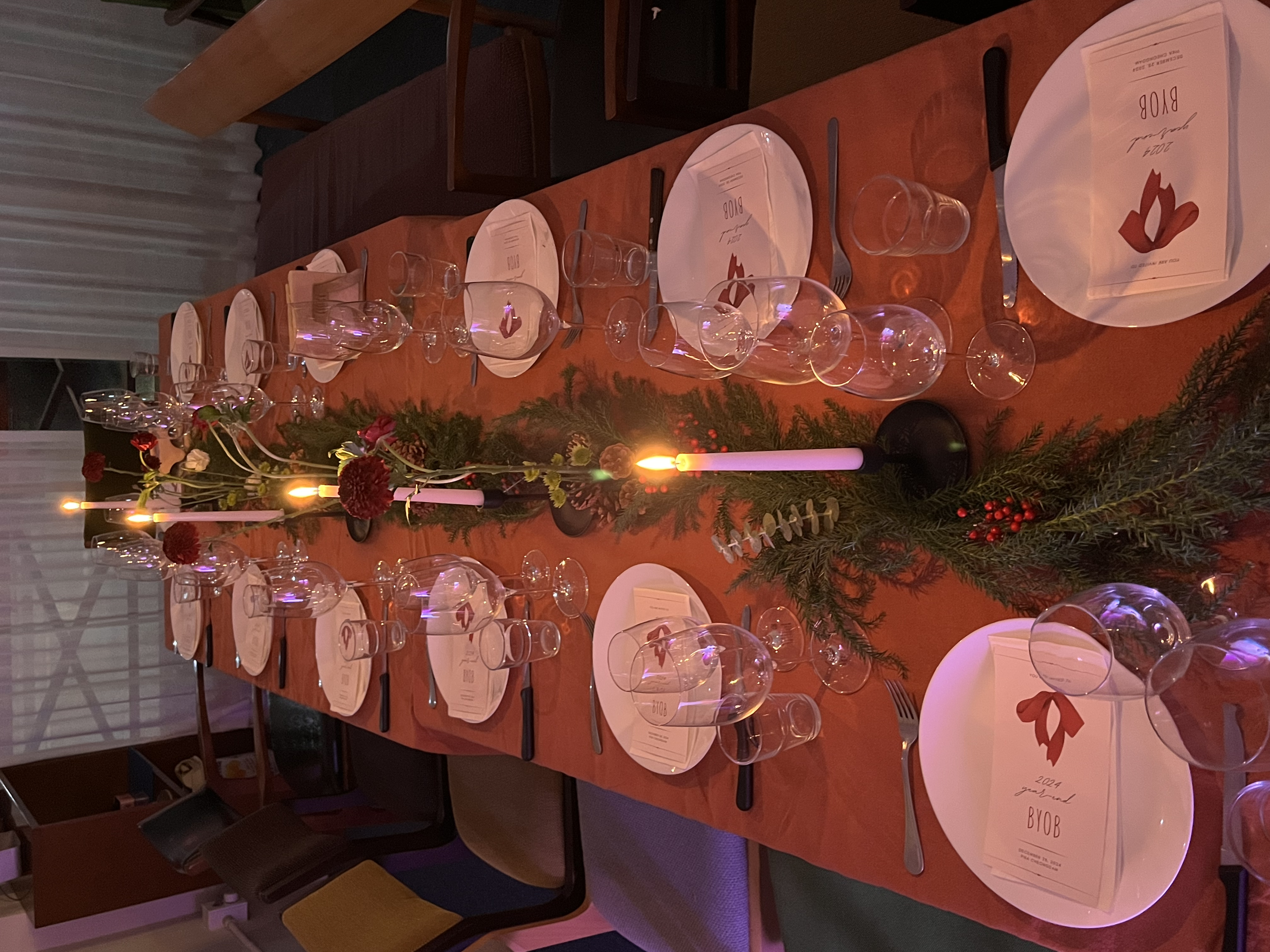 event table close up 2